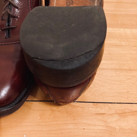 Allen Edmonds Belgium Oxford Dress Shoes Mens 8.5 E Burgundy Leather Career Work main image 11
